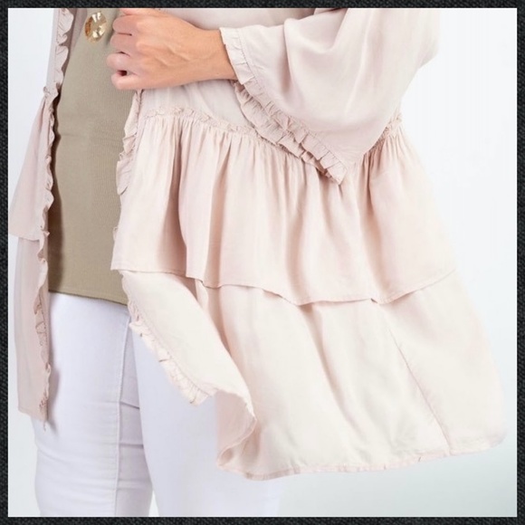 easel Kimonos & Yukatas Easel Perfect Cover Ruffle Trimmed Silky